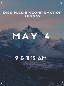 Discipleship Confirmation Sunday (1920 × 1080 px) (1920 × 1500 px) (1920 x 1080 px) (3 x 4 in)