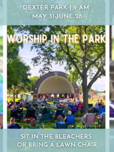Worship in the park (3 x 4 in)